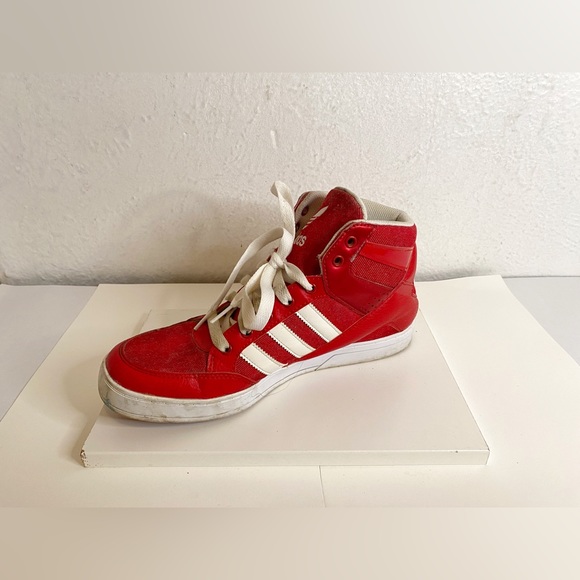 Adidas EVH 791004 High Top Athletic Shoe Sneakers - Red - Picture 5 of 6